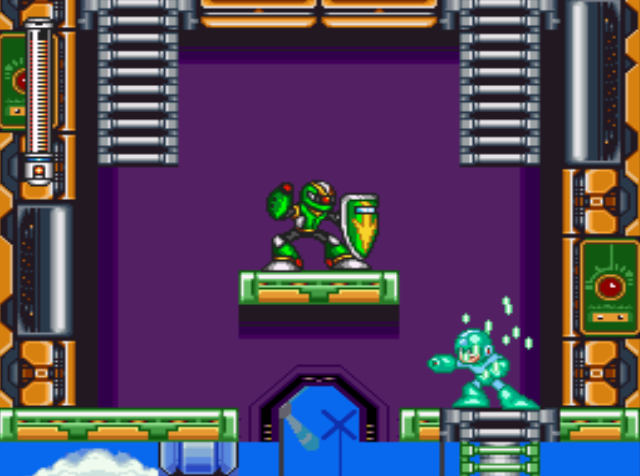 Mega Man 7 screenshot - Cloud Man